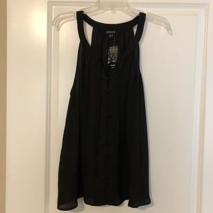 Sleeveless Torrid Georgette with Tie/Buttons